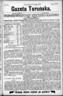 Gazeta Toruńska 1893, R. 27 nr 40