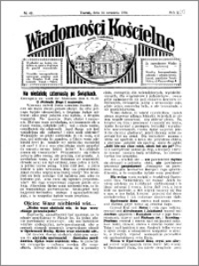 Wiadomości Kościelne : przy kościele Toruń-Mokre 1929-1930, R. 1, nr 42