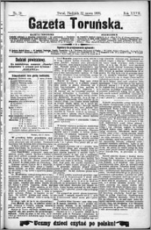 Gazeta Toruńska 1893, Marzec