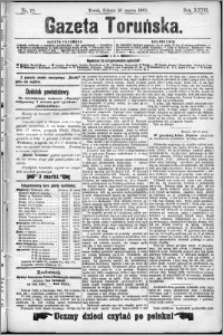 Gazeta Toruńska 1893, R. 27 nr 70