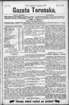 Gazeta Toruńska 1893, R. 27 nr 84