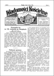 Wiadomości Kościelne : przy kościele Toruń-Mokre 1930-1931, R. 2, nr 33