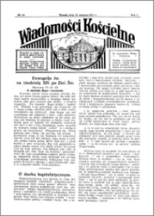 Wiadomości Kościelne : przy kościele Toruń-Mokre 1930-1931, R. 2, nr 40