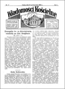 Wiadomości Kościelne : przy kościele Toruń-Mokre 1932-1933, R. 4, nr 47