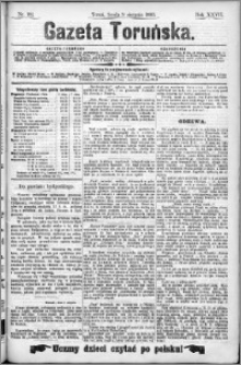 Gazeta Toruńska 1893, R. 27 nr 181