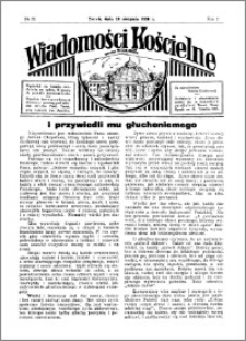 Wiadomości Kościelne : przy kościele Toruń-Mokre 1935-1936, R. 7, nr 38
