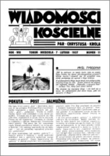 Wiadomości Kościelne : przy kościele Toruń-Mokre 1936-1937, R. 8, nr 11