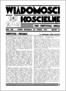 Wiadomości Kościelne : przy kościele Toruń-Mokre 1936-1937, R. 8, nr 14