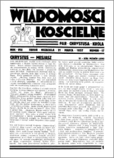 Wiadomości Kościelne : przy kościele Toruń-Mokre 1936-1937, R. 8, nr 17