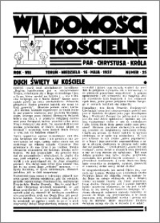 Wiadomości Kościelne : przy kościele Toruń-Mokre 1936-1937, R. 8, nr 25