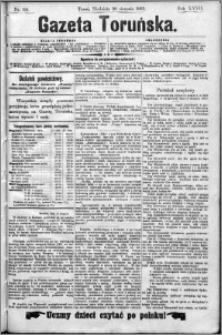 Gazeta Toruńska 1893, R. 27 nr 191