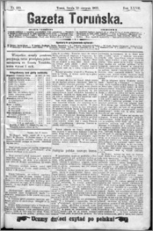 Gazeta Toruńska 1893, R. 27 nr 193