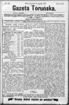 Gazeta Toruńska 1893, R. 27 nr 194