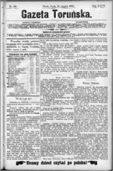 Gazeta Toruńska 1893, R. 27 nr 199