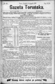 Gazeta Toruńska 1893, R. 27 nr 273