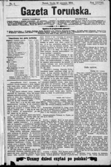 Gazeta Toruńska 1894, R. 28 nr 6