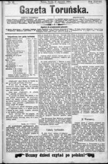 Gazeta Toruńska 1894, R. 28 nr 12
