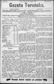 Gazeta Toruńska 1894, R. 28 nr 23