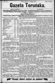 Gazeta Toruńska 1894, R. 28 nr 37