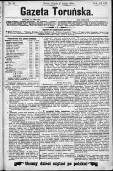 Gazeta Toruńska 1894, R. 28 nr 38
