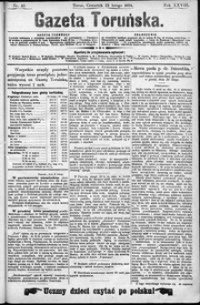 Gazeta Toruńska 1894, R. 28 nr 42