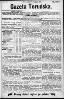 Gazeta Toruńska 1894, R. 28 nr 46