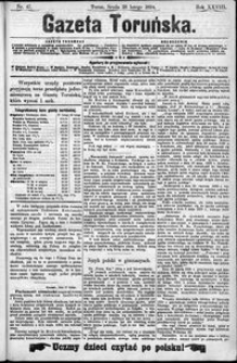 Gazeta Toruńska 1894, R. 28 nr 47
