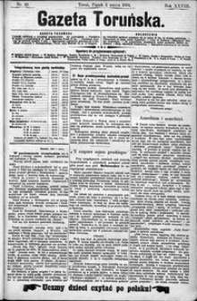 Gazeta Toruńska 1894, R. 28 nr 49