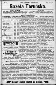 Gazeta Toruńska 1894, R. 28 nr 77