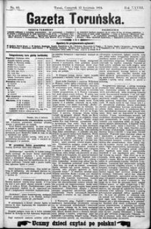 Gazeta Toruńska 1894, R. 28 nr 83