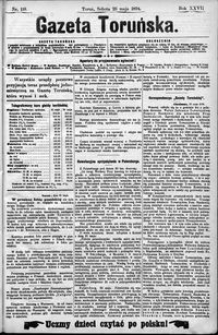 Gazeta Toruńska 1894, R. 28 nr 118