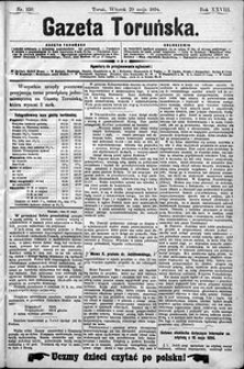 Gazeta Toruńska 1894, R. 28 nr 120