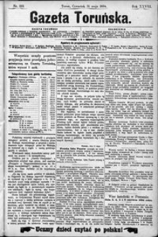 Gazeta Toruńska 1894, R. 28 nr 122