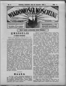Wiadomości Kościelne : (gazeta kościelna) : dla parafij dekanatu chełmżyńskiego 1932, R. 4, nr 4