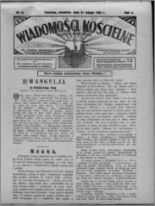 Wiadomości Kościelne : (gazeta kościelna) : dla parafij dekanatu chełmżyńskiego 1932, R. 4, nr 8