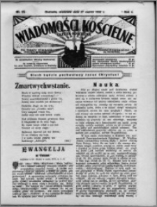 Wiadomości Kościelne : (gazeta kościelna) : dla parafij dekanatu chełmżyńskiego 1932, R. 4, nr 13