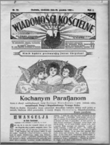 Wiadomości Kościelne : (gazeta kościelna) : dla parafij dekanatu chełmżyńskiego 1932, R. 4, nr 52
