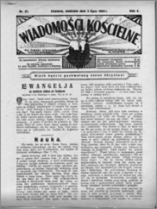 Wiadomości Kościelne : (gazeta kościelna) : dla parafij dekanatu chełmżyńskiego 1932, R. 4, nr 27
