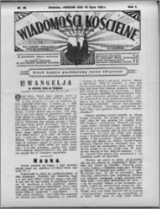Wiadomości Kościelne : (gazeta kościelna) : dla parafij dekanatu chełmżyńskiego 1932, R. 4, nr 28