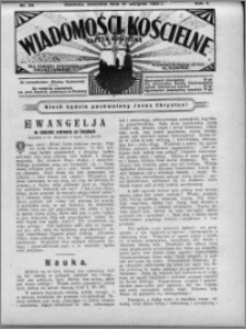 Wiadomości Kościelne : (gazeta kościelna) : dla parafij dekanatu chełmżyńskiego 1932, R. 4, nr 34