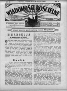 Wiadomości Kościelne : (gazeta kościelna) : dla parafij dekanatu chełmżyńskiego 1932, R. 4, nr 35