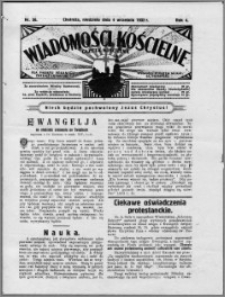 Wiadomości Kościelne : (gazeta kościelna) : dla parafij dekanatu chełmżyńskiego 1932, R. 4, nr 36