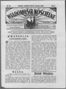 Wiadomości Kościelne : (gazeta kościelna) : dla parafij dekanatu chełmżyńskiego 1932, R. 4, nr 39
