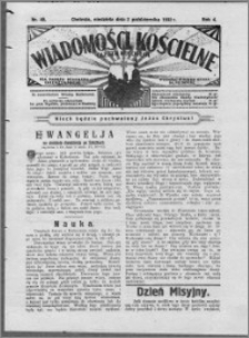 Wiadomości Kościelne : (gazeta kościelna) : dla parafij dekanatu chełmżyńskiego 1932, R. 4, nr 40