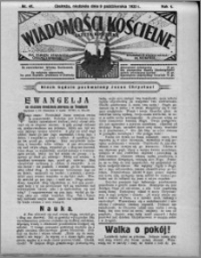 Wiadomości Kościelne : (gazeta kościelna) : dla parafij dekanatu chełmżyńskiego 1932, R. 4, nr 41