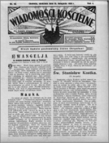 Wiadomości Kościelne : (gazeta kościelna) : dla parafij dekanatu chełmżyńskiego 1932, R. 4, nr 46