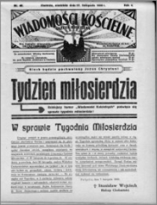 Wiadomości Kościelne : (gazeta kościelna) : dla parafij dekanatu chełmżyńskiego 1932, R. 4, nr 48