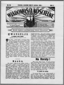 Wiadomości Kościelne : (gazeta kościelna) : dla parafij dekanatu chełmżyńskiego 1932, R. 4, nr 50