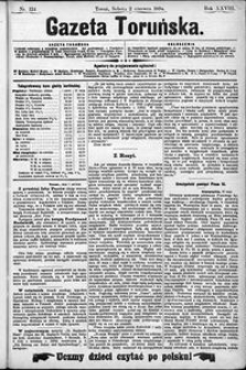 Gazeta Toruńska 1894, R. 28 nr 124