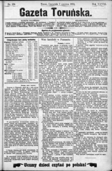 Gazeta Toruńska 1894, R. 28 nr 128